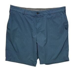 Walter Hagen Mens Golf Shorts Blue Print W42 Performance Stretch Preppy Sport